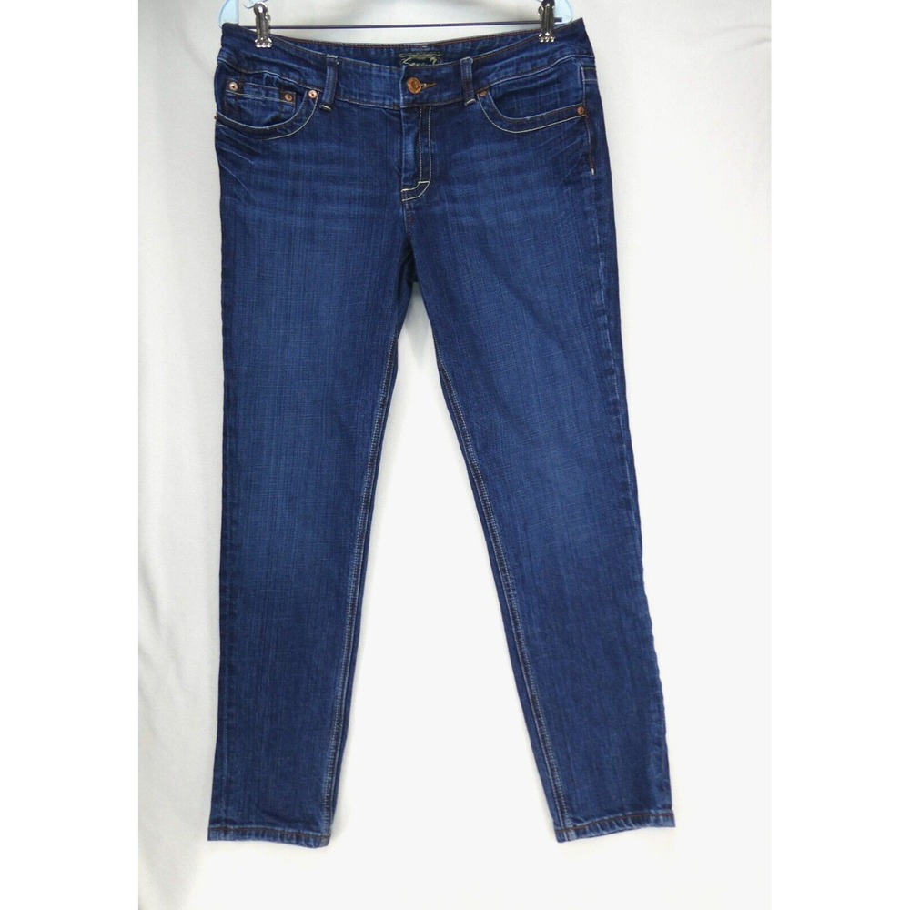 Seven 7 Jeans Woman Size 32 Blue‎ Skinny Denim Med Wash Inseam 30"